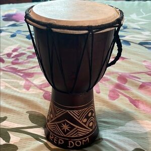 Handcrafted drum from Dominican Republic